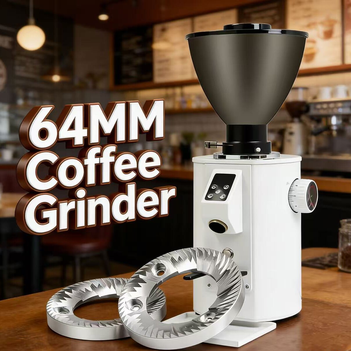 64mm Flat Burr Commercial Espr - Coffee Grinder Burr Flat recension och pris