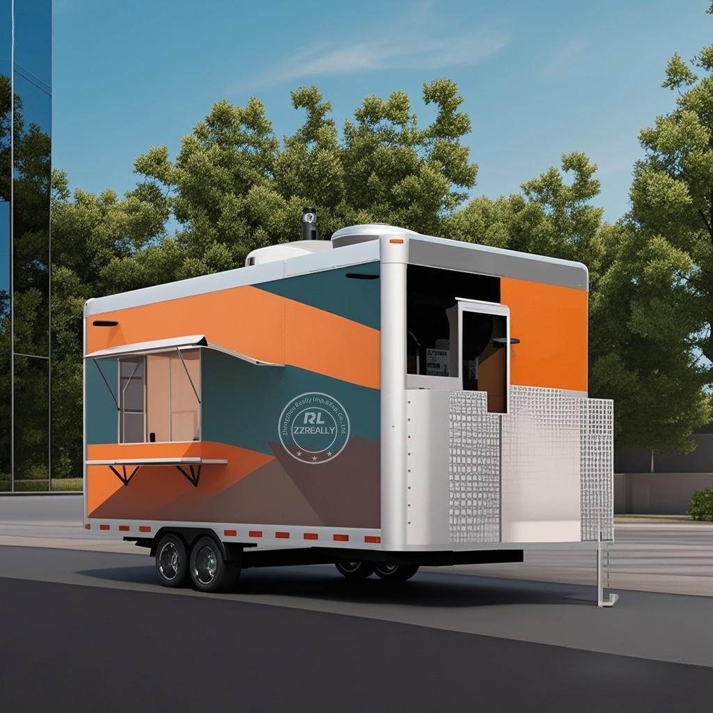 Snack Fast Food Truck Mobile K - Coffee Van Equipment recension och pris