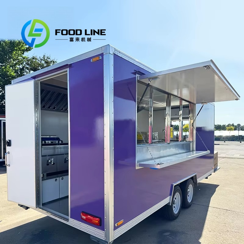 Custom Mobile Food Cart Traile - Coffee Van Equipment recension och pris