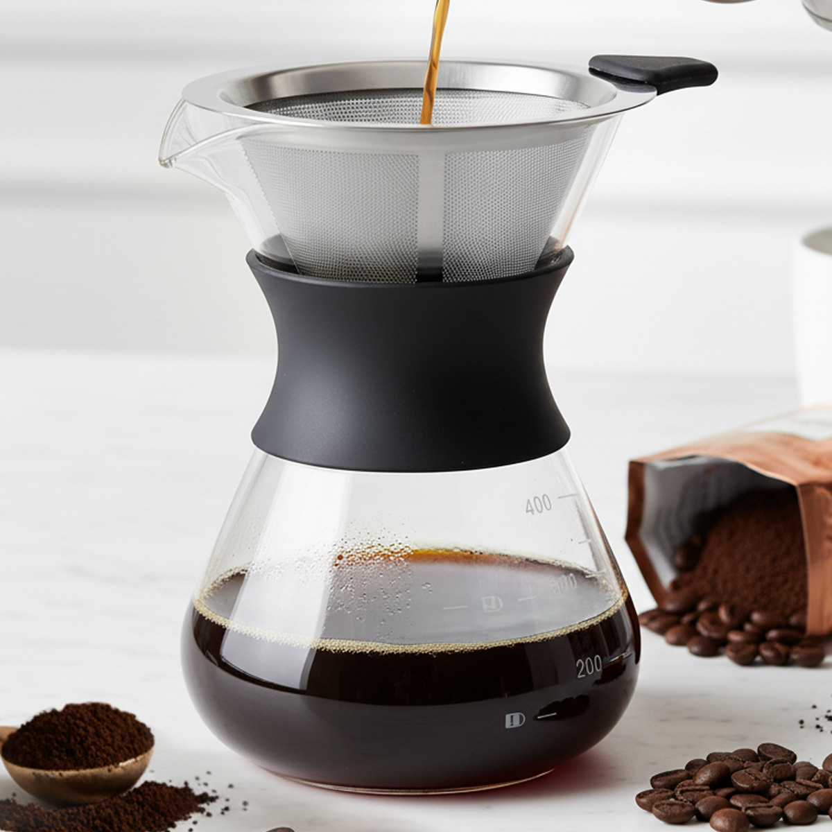 Leeseph Glass Pour Over Coffee - Coffee Equipment Pour Over recension och pris