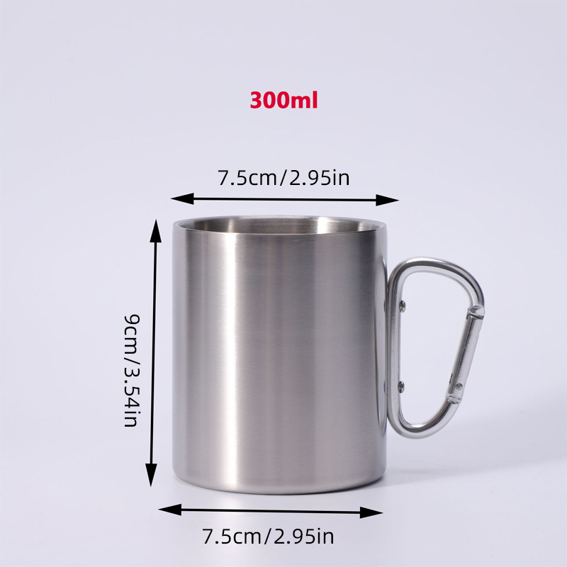 Stainless Steel Camping Mug wi - Coffee Equipment For Camping recension och pris