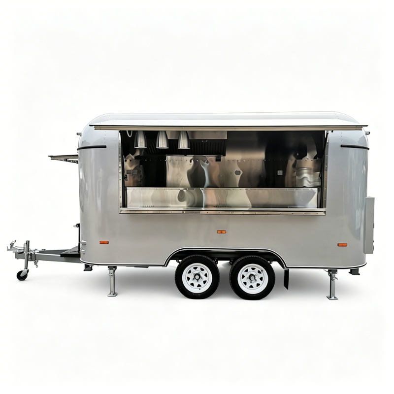 Food Cart Mobile Trailer Custo - Coffee Van Equipment recension och pris